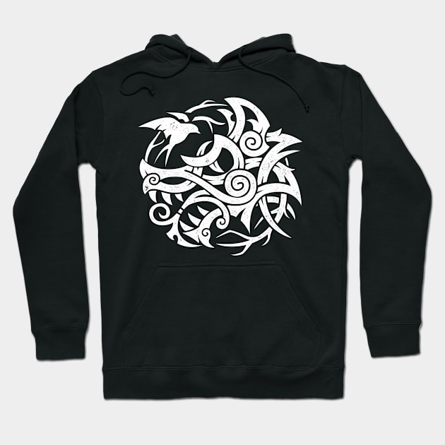 Wolf Medallion Hoodie by Narwen